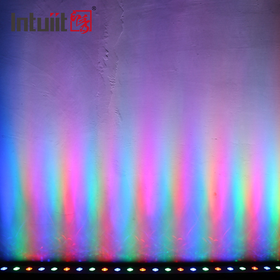 Thanh chiếu sáng sân khấu LED 24 * 0,5W chuyên nghiệp DMX RGB LED Đèn nhấp nháy Máy giặt tường